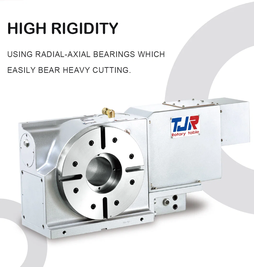 High Rigidity Pneumatic Brake Tjr Ar (s) -125r 4th Axis Rotary Index Table for CNC Milling Machine 5%off